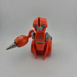 Transformers Rescue Bots Drill-Bot Vehicle Racer Hasbro 2013 Orange Robot Toy
